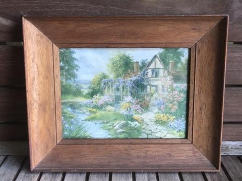 Babbling Brook Solid Wood Frame