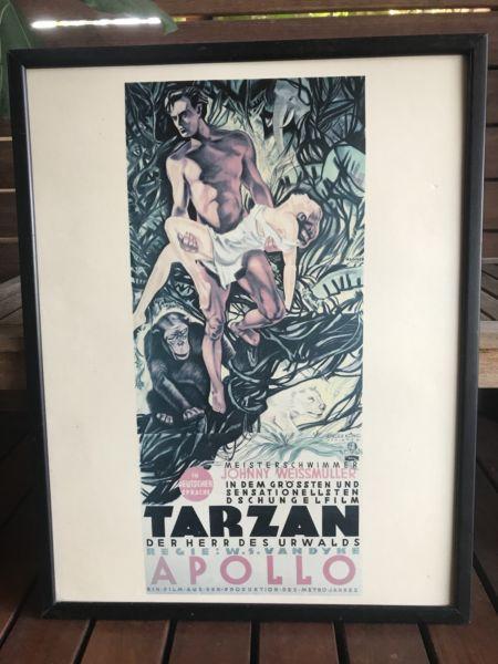 Vintage Tarzan Movie Print