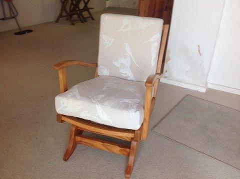 Beech Parker knolll rocking chair