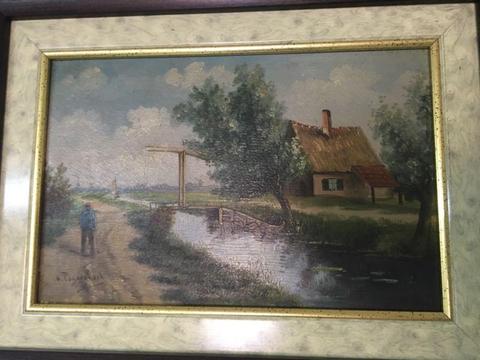Vintage Dutch Painting