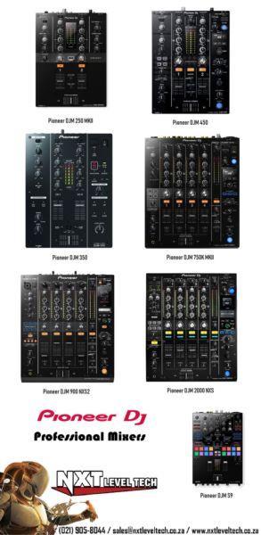 Pioneer Professional DJM Series Mixers with BRAND NEW 12 MONTH WARRANTY