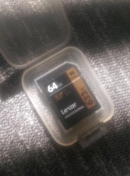 64GB SD Card 95MB per second