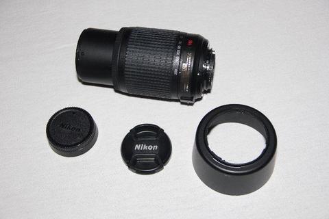 Nikon SLR Camera lens DX AF-S Nikkor 55-200mm 1:4-5.6G ED VR