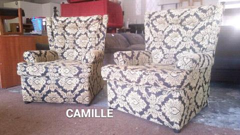✔ BRAND NEW Camille Studio Armchairs (×2)