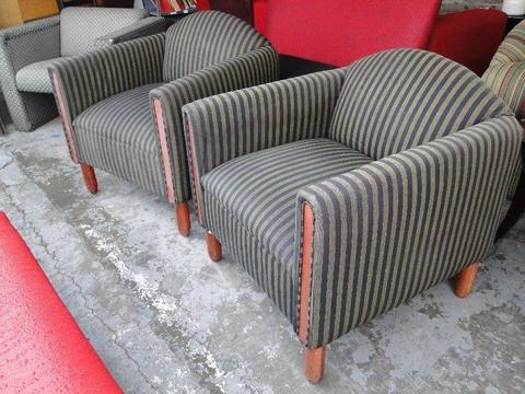 Two Designer Single Seater Couches - R1200 each Neg
