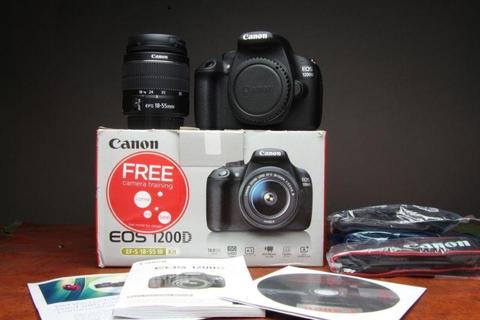 18MP Canon 1200D dslr with Canon 18-55mm lens for sale