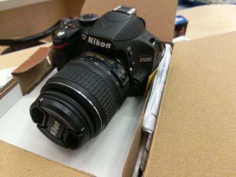 Nikon D3200 24.2MP CMOS digital SLR camera with 18-55mm and 55-200mm