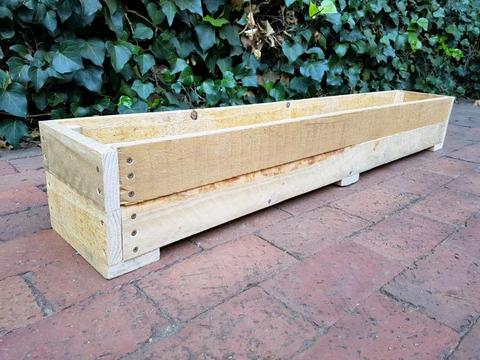 1.2 meter wooden planter boxes