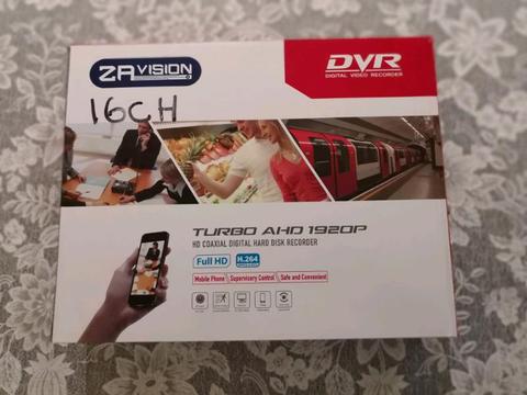 AHD DVR 16 Channel ZA Vision brand new sealed R1200