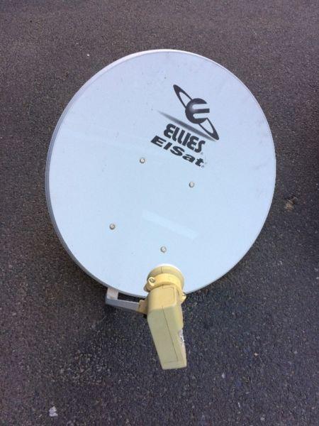 Ellies Elsat Dish + LNB and DsTV HD PVR decoder and MWEB ADSL router for sale