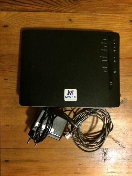 MWEB ADSL router and DsTV HD PVR decoder and Ellies Elsat Dish + LNB for sale