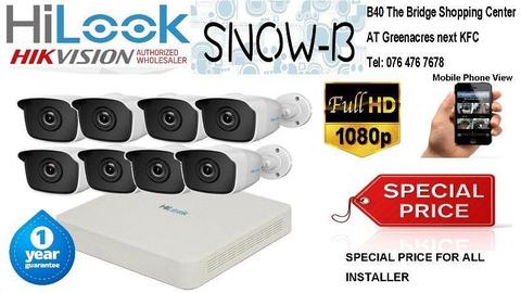 hilook 8ch kit cctv IR Outdoor Security Camera System 8 Channel Video Surveillance