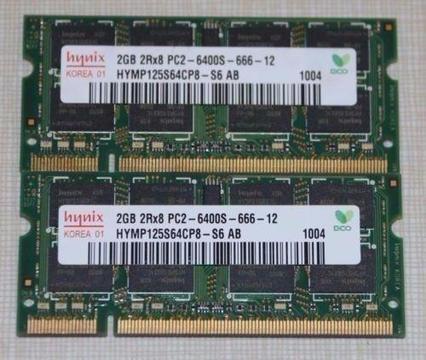 Fast 2Gb DDR2-800/667MHz RAM Memory for LAPTOP+iMAC PC, R350=2Gb RAM. GUAR=YO Machine Wil Run FASTER