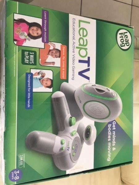 Leapfrog Leap TV - Almost brand new with extras