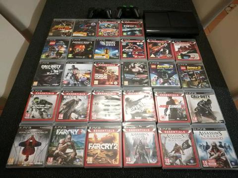Play Station 3 plus 28 Games for sale