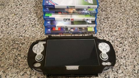 Ps Vita with 7 games