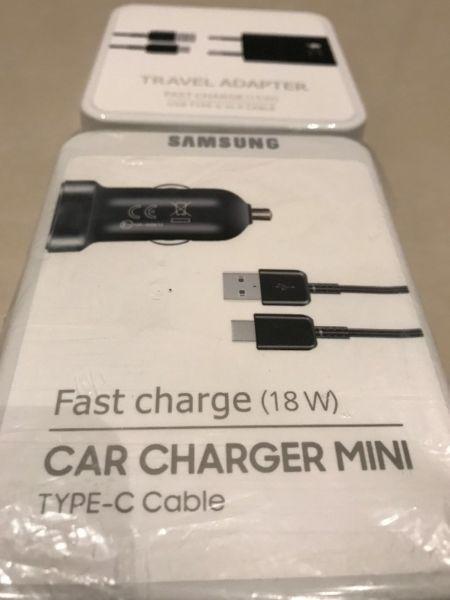 SAMSUNG ORIGINAL S8/S9/S8+/NOTE 8 CAR/HOME CHARGER