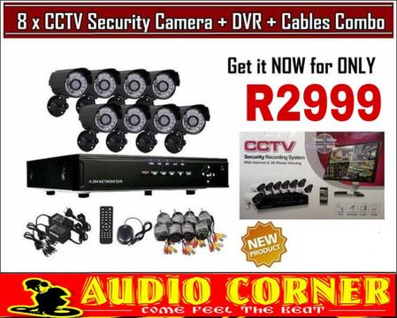 Cctv Camera 8ch Brand new