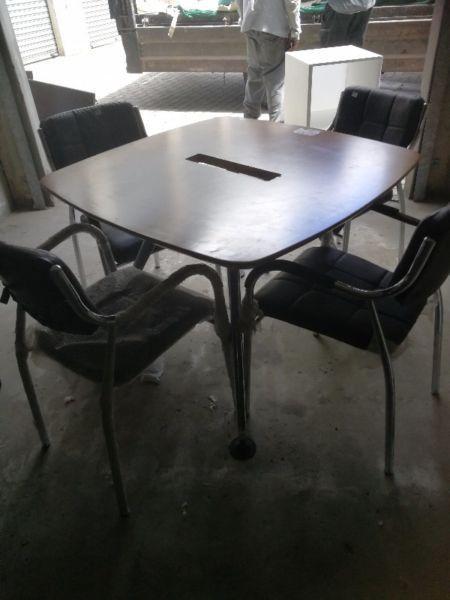 Urgent Sale:Boardroom Tables and Swivel Leather Chairs