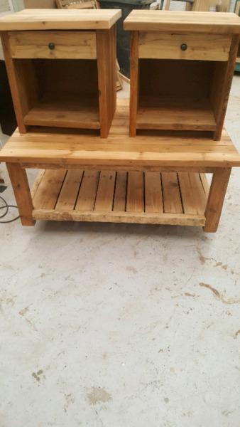 Coffee table and nedside table
