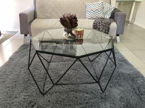 Geometric coffee table