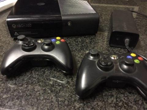 Slim edition 500gb Xbox 360 with 2 controllers in Exceptional Condition!