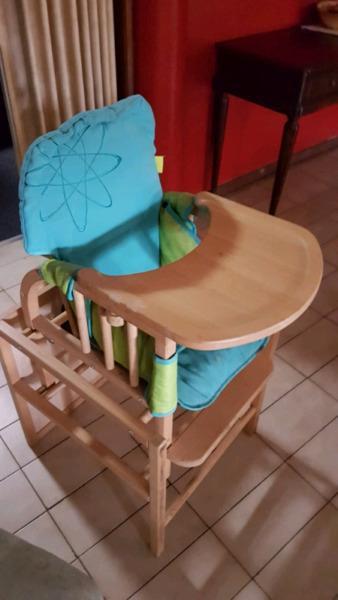 Storchenmule baby chair and table second hand