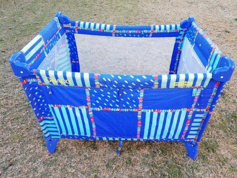 Graco camping cot with mattress
