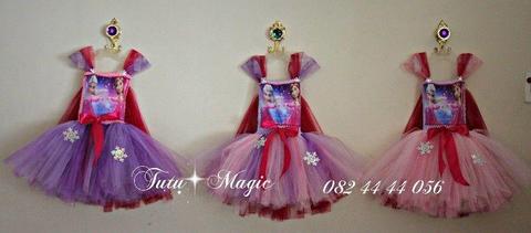 ELSA TUTU DRESSES IN PINK CERISE AND PURPLE