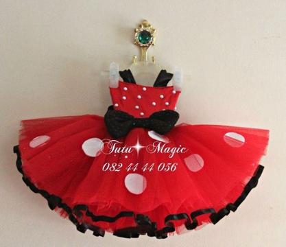 MINNIE MOUSE INSPIRED KNEE LENGTH DELUXE TUTU DRESSES