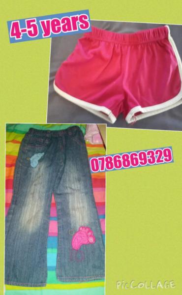 Girls 4-5yr clothing