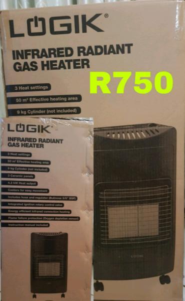 Logik Gas Heater for sale