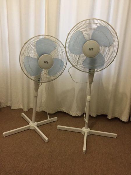 Standing fans (x2)