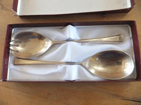 A Set of Spilhaus Salad Fork & Spoon-price reduced to clear