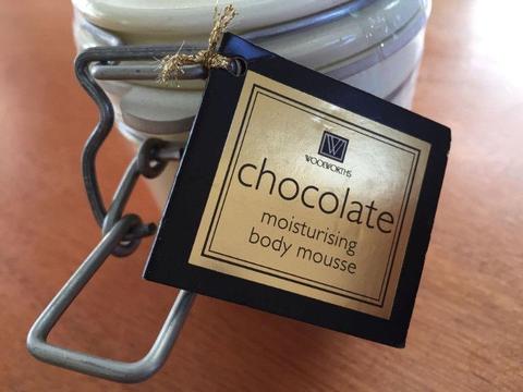 Woolworths Chocolate moisturising body mousse - Sealed & unused