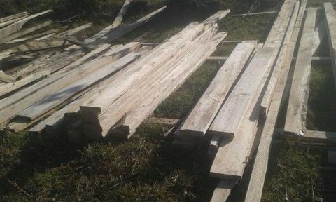 Dry Poplar Planks - Just off the mill