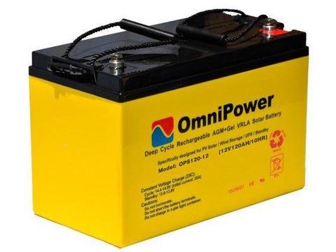 120Ah Ominpower gel batteries on a crazy special... 10days only save R1000!