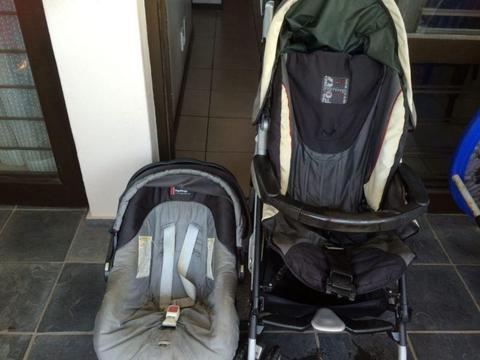 Peg Perego Pram and Car Seat