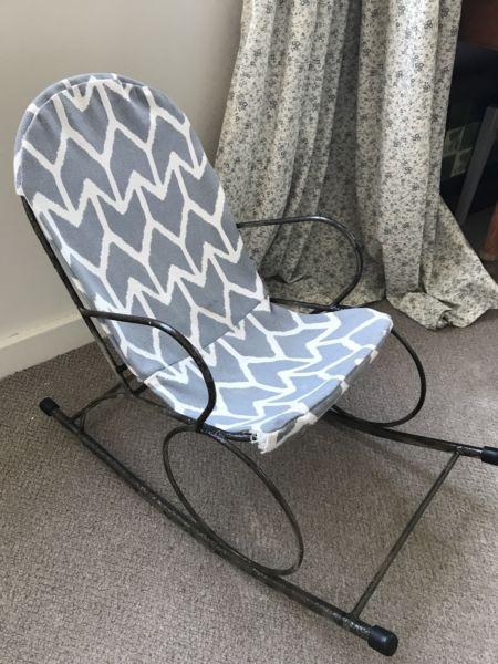 Vintage baby rocking chair