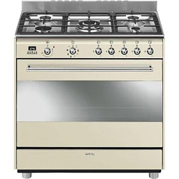 Smeg Cream 90cm 5 Burner sku 59149