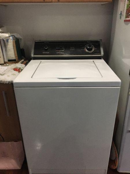 Whirlpool top loader washing machine (white)