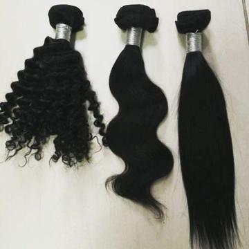 Grade 10A Peruvian & Brazilian Hair - PROMO 3 bundles + closure