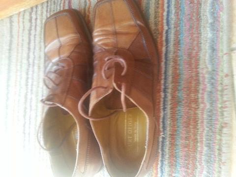 Geniune Leather Shoes Made in Italy Size 9