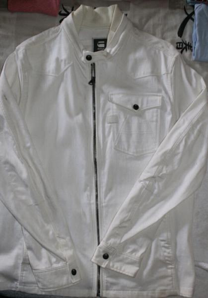 G-STAR White denim jacket
