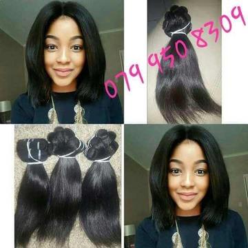 Women's Month Special Grade 10AA Brazilian and Peruvian Hair. Call/Text 079 950 8309. Free Delivery