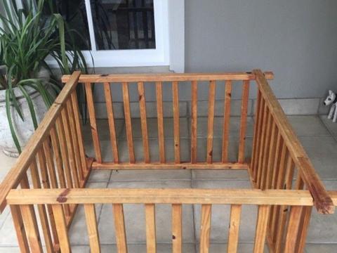 Wooden play pen for sale