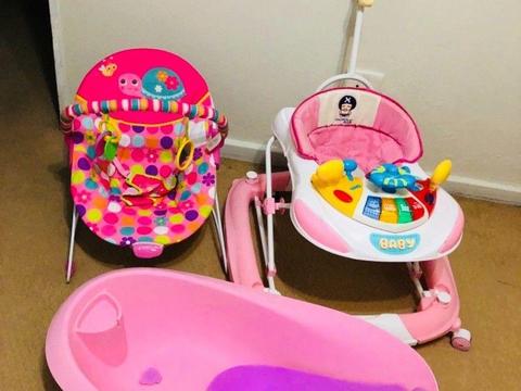 Baby walking ring,Chair and Bath all for R 1200