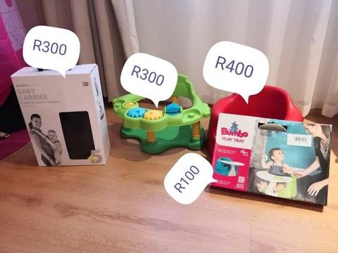 bumbo bathseat and carrier for sale