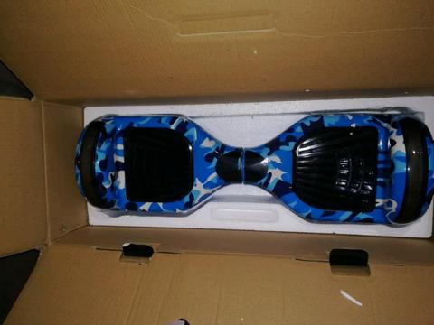 Blue Camo Grafity Hoverboard