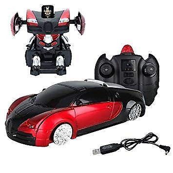 70% OFF! BRAND NEW! REMOTE CONTROL Drift Fighter Transformation Car (Black and Red)